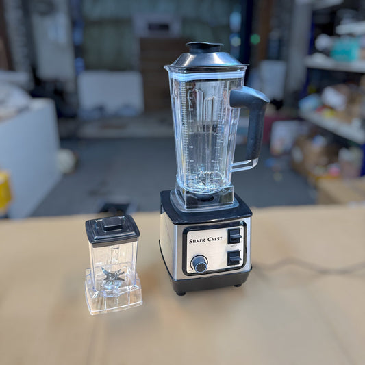 Silver Crest 2-in-1 Multifunction Kitchen Blender | Silver Body!
