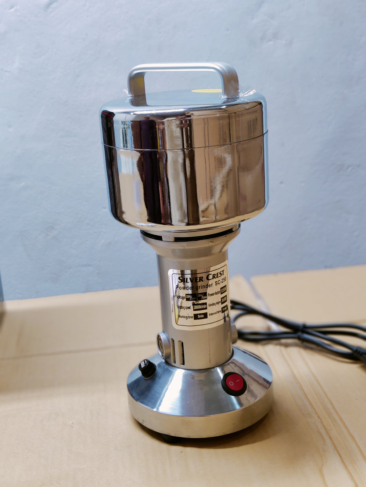 Silver Crest Power Grinder 150g | 1000W Motor| Electric Spice & Coffee Grinder!