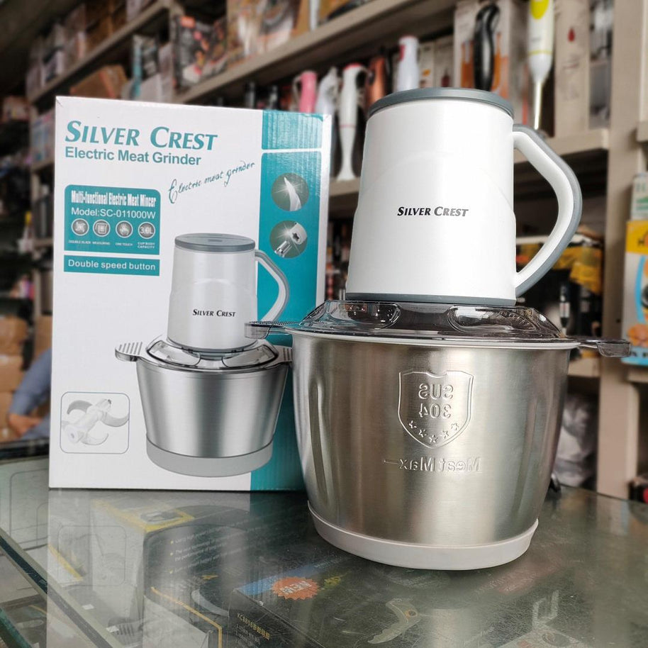 Silver Crest Electric Chopper | 3L | 1000W Motor | 4 Blades!